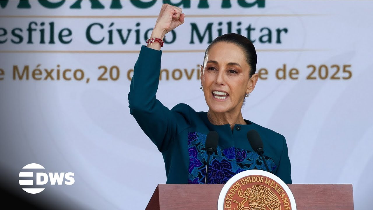 FULL POWERFUL ADDRESS: President Sheinbaum&rsquo;s Fiery Speech at Mexico&rsquo;s 2025 Revolution Parade | AC1E