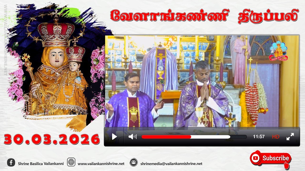 30 March 2026 @ 06:00 am Tamil Mass
