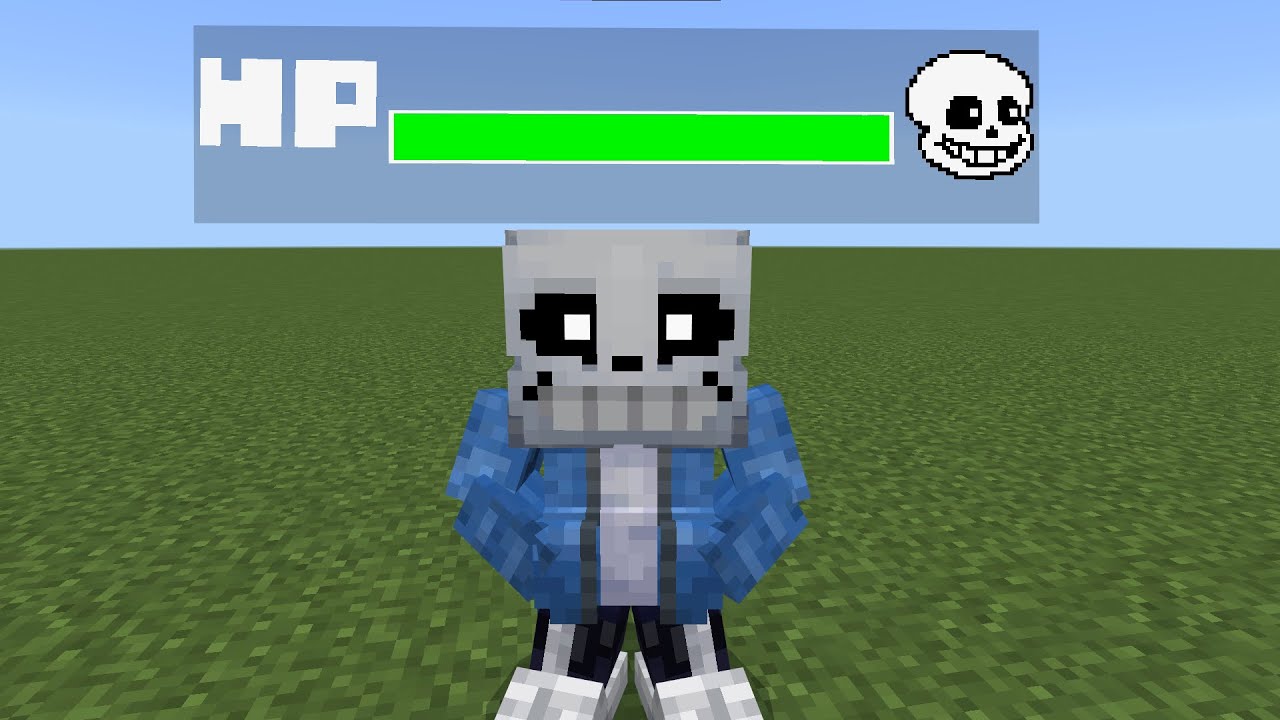 Sans (Testing 1) / Minecraft Undertale Addon (BE/PE)