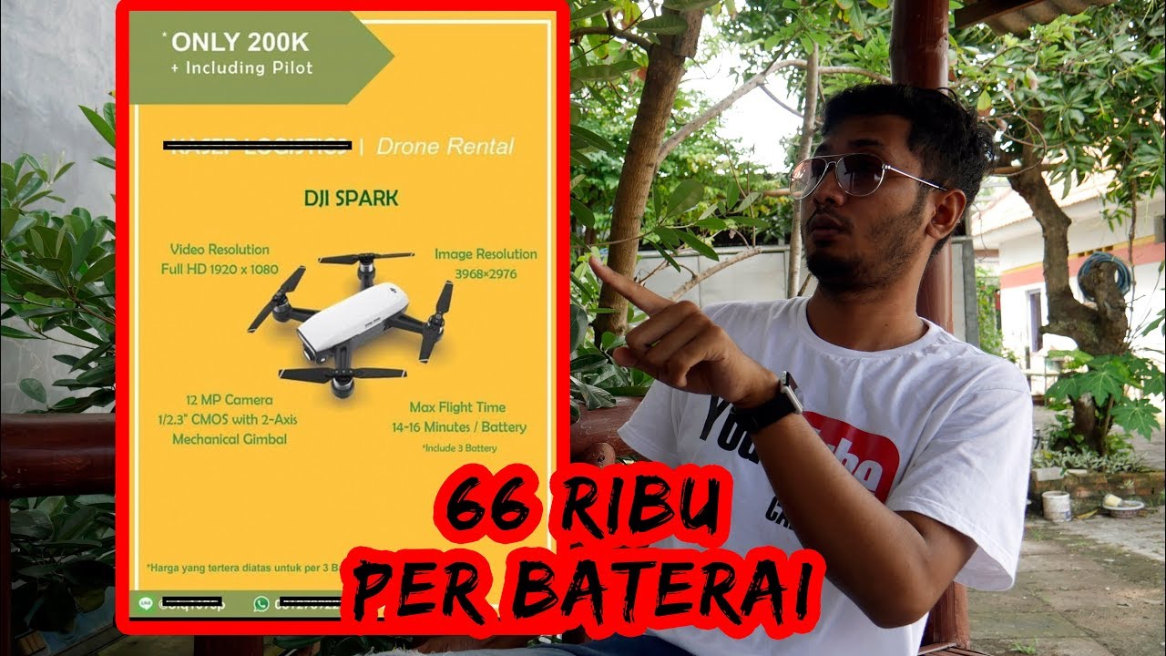 Sewa Drone Murah Rp. 66.500 per Baterai | VLOG #188