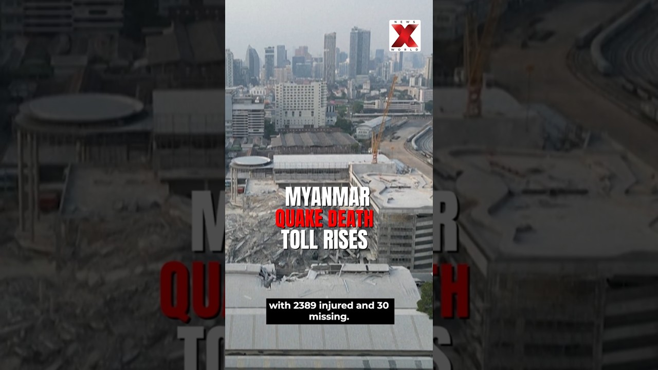 #earthquake Myanmar Earthquake Death Toll Reaches 1644 as Global Aid Flows In #shorts #viralvideo