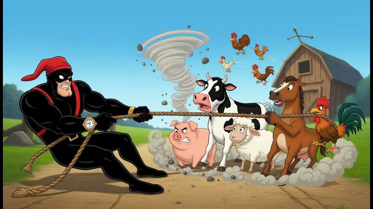 Thief in Old MacDonald Farm |Kids Moral Story |🐄🚔🚨 