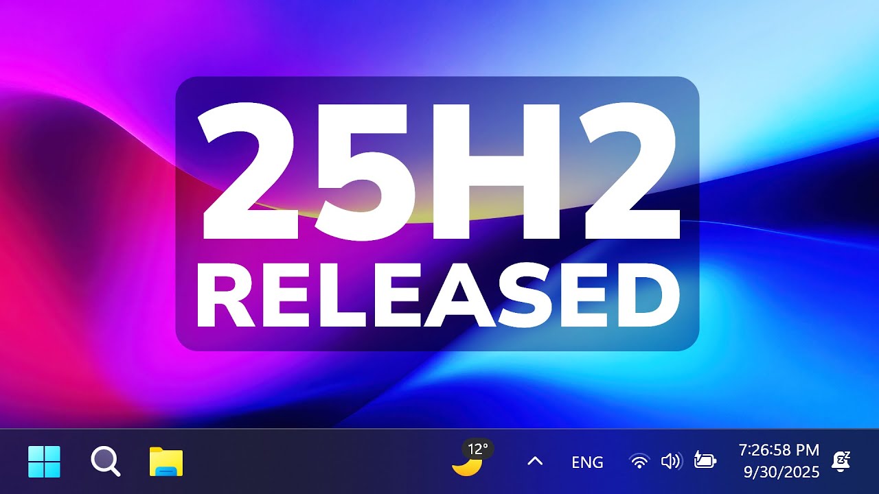 Официально выпущена Windows 11 25H2 (как установить) + новые функции