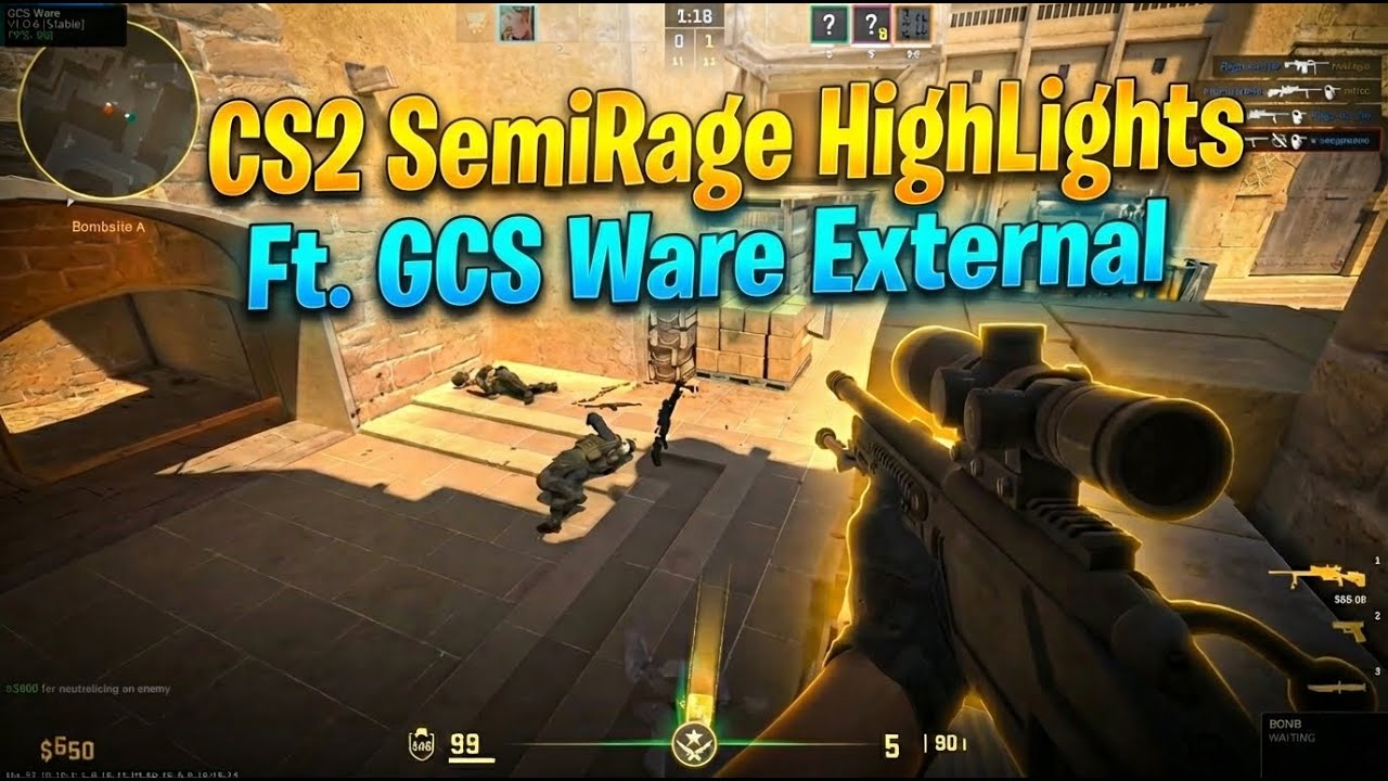 #cs2 SemiRage HighLights Ft. GCS Ware External Cheat