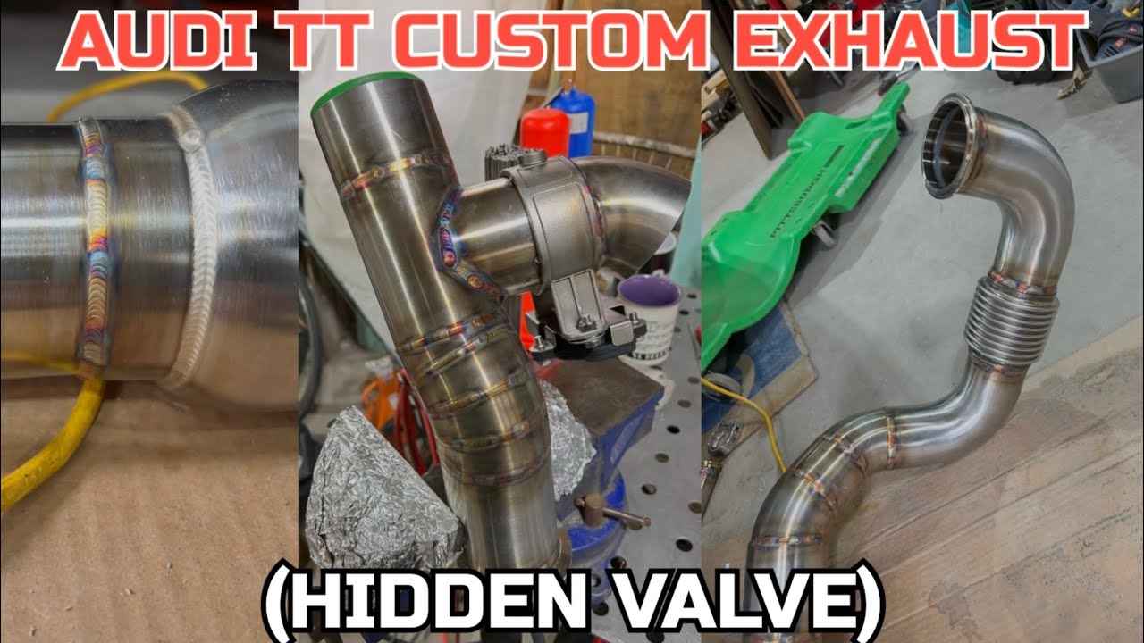 Built Audi TT Gets a CUSTOM Exhaust! 