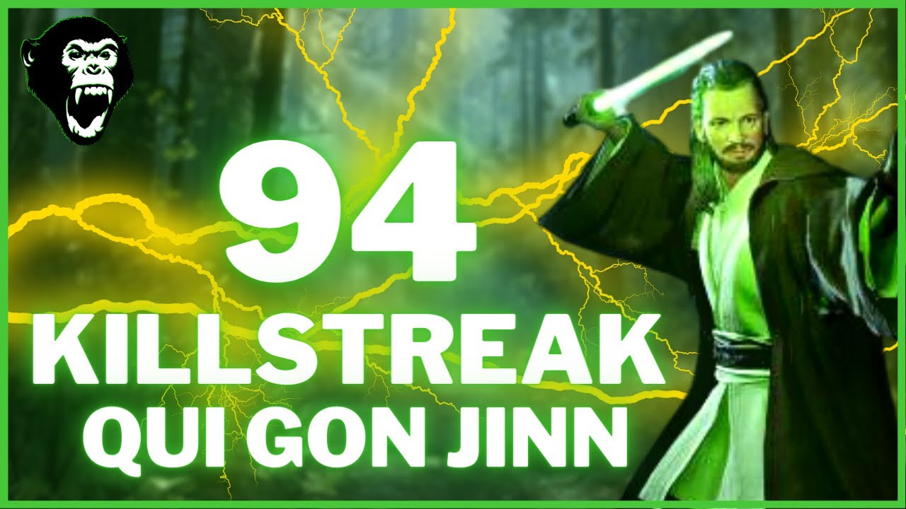 94 KILLSTREAK /w QUI-GON JINN (OBI-WAN) ON ENDOR GALACTIC ASSAULT | STAR WARS BATTLEFRONT 2 PC