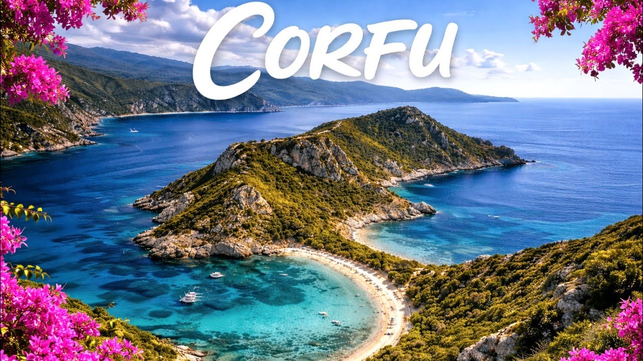 Топ-10 потрясающих мест на острове Корфу 🇬🇷 в Греции, которые вы обязательно должны увидеть! (4K ...