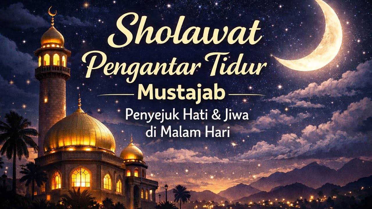 Mustajab Bedtime Sholawat 🌙 Soothes the Heart & Soul at Night | Calming Islamic Chanting