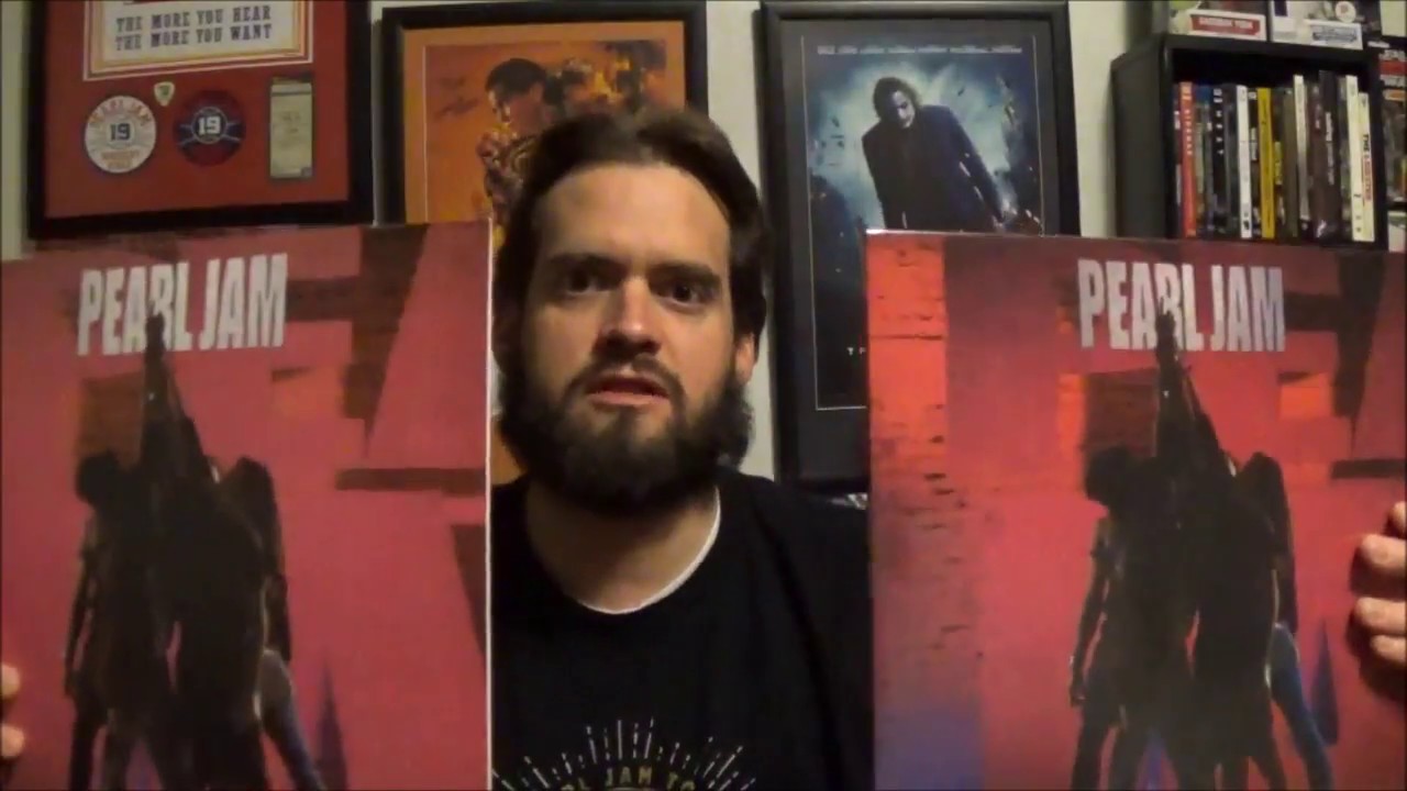 Pearl Jam Ten Vinyl Record Re-Issue Unboxing and Comparison