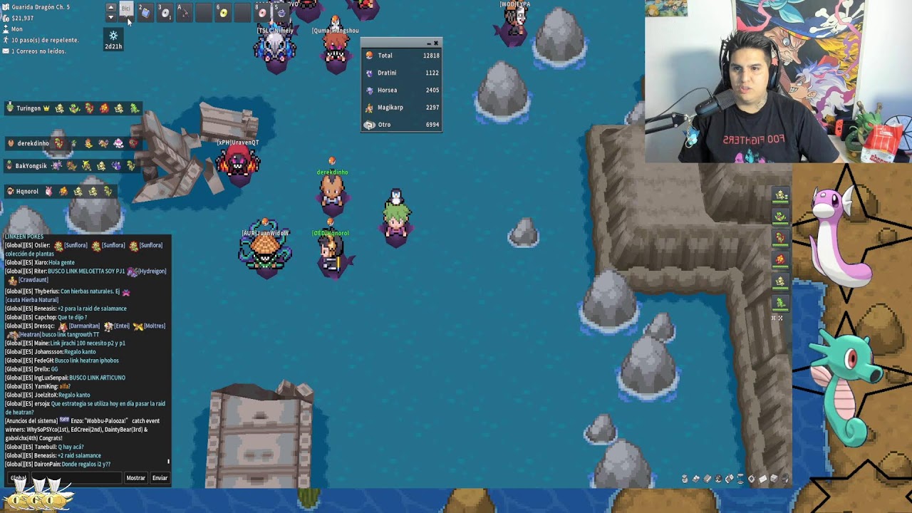 Cacería de Shinys! Raids y mas!!!  PokeMMO