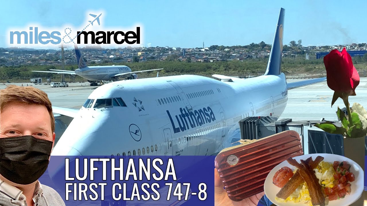 Zum ersten (und sicher nicht letzten) Mal : Lufthansa First Class • Boeing 747-8 · Miles & Marcel