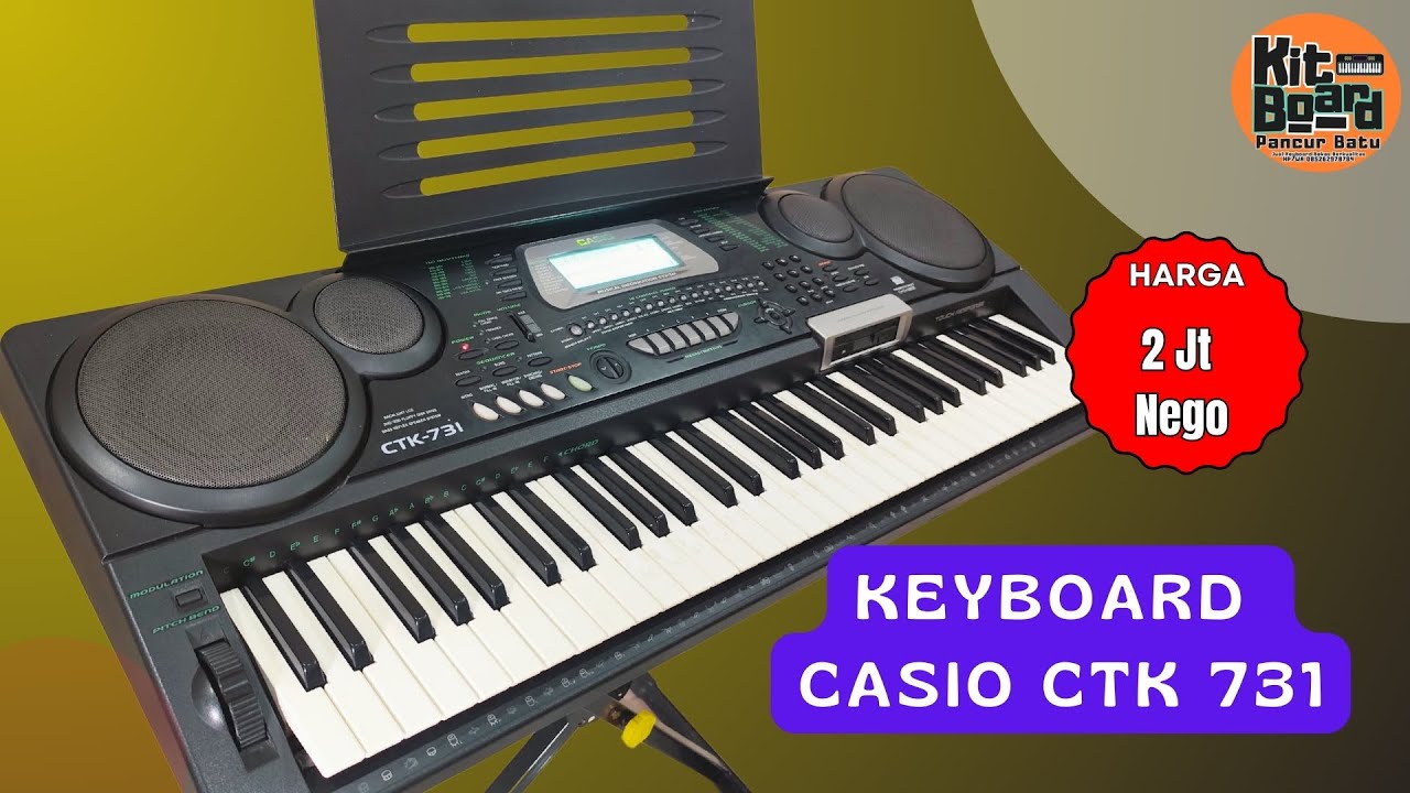 Keyboard Casio CTK 731 Original | Bass Mantap | Disket | 2 Juta Nego | WA 085262978784