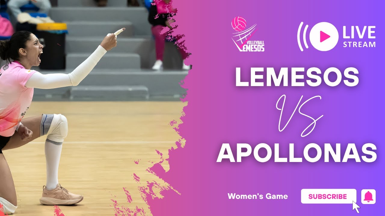 LEMESOS VOLLEYBALL VS APOLLON WOMEN'S  GAME