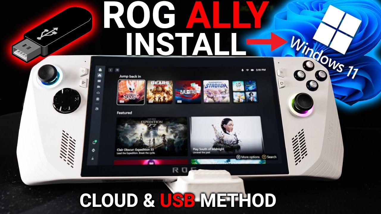 🔥Пошаговая инструкция по установке Windows 11 на ASUS ROG Ally, Ally X или Xbox Ally X!