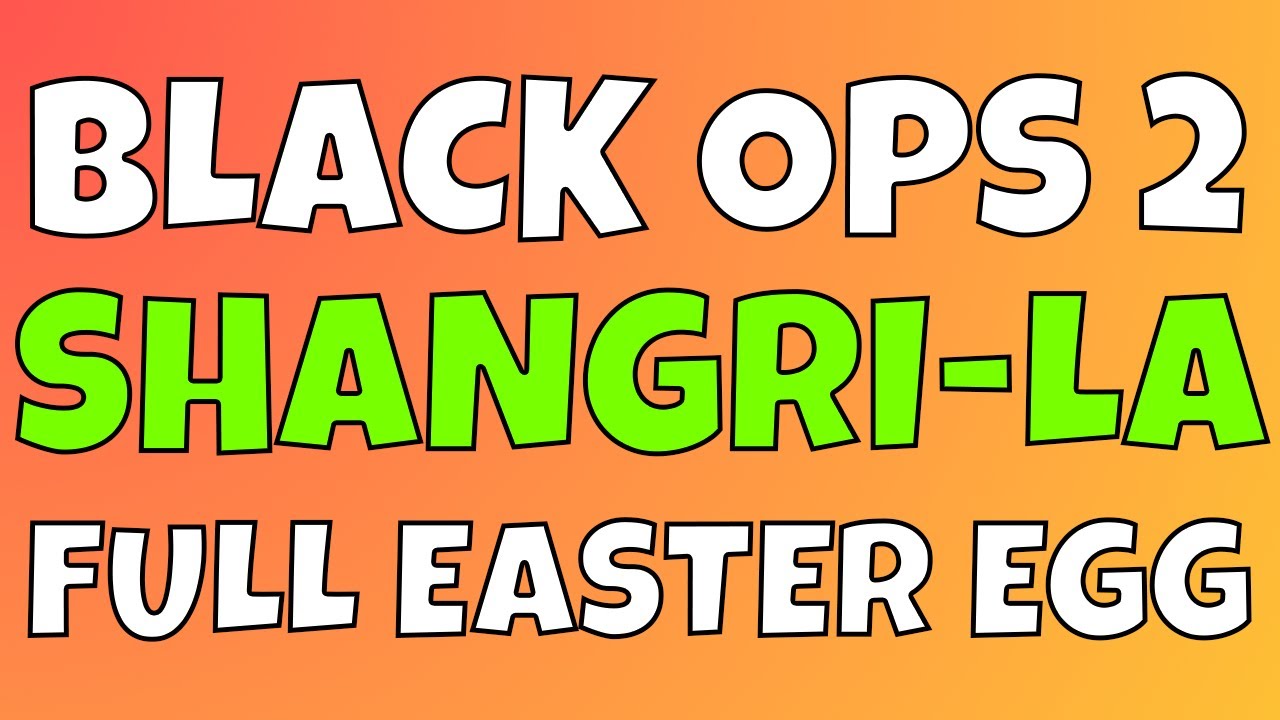 Black Ops 2 Shangri La Easter Egg Full Gameplay (Unreleased DLC 5)