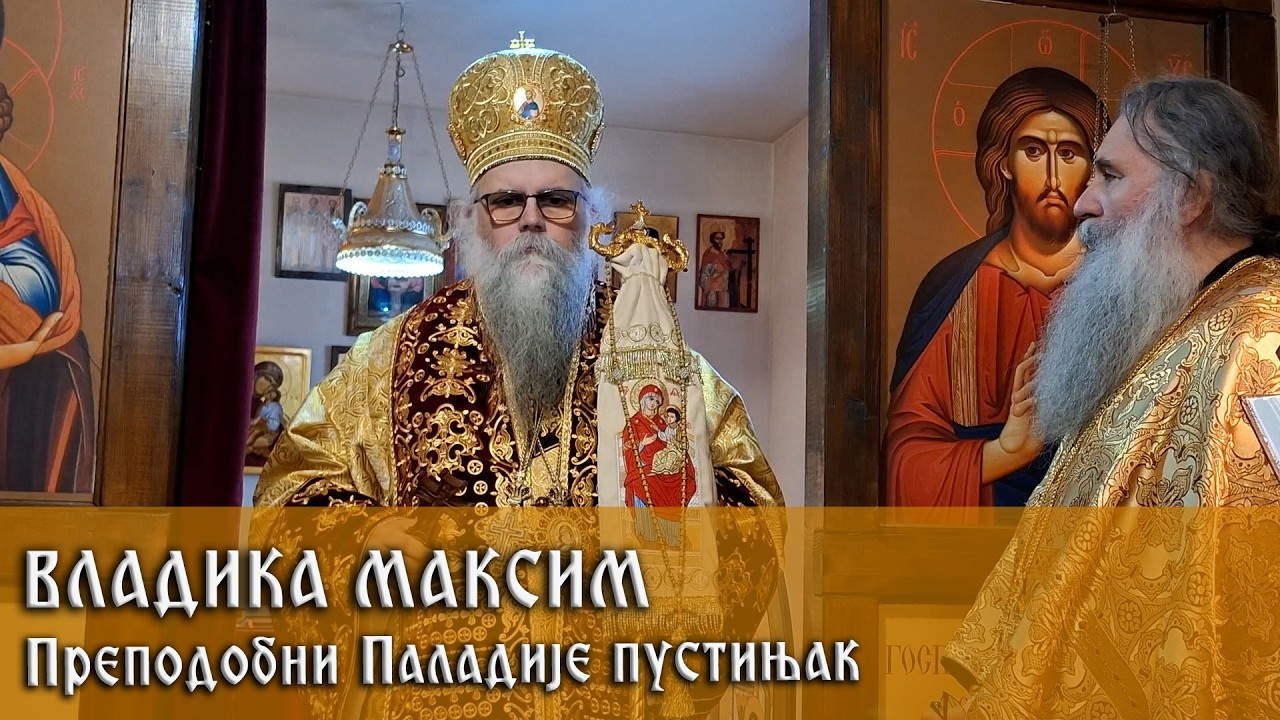 10. 2. 2026. Беседа Владике Максима на празник Преподобног Паладија Пустињака
