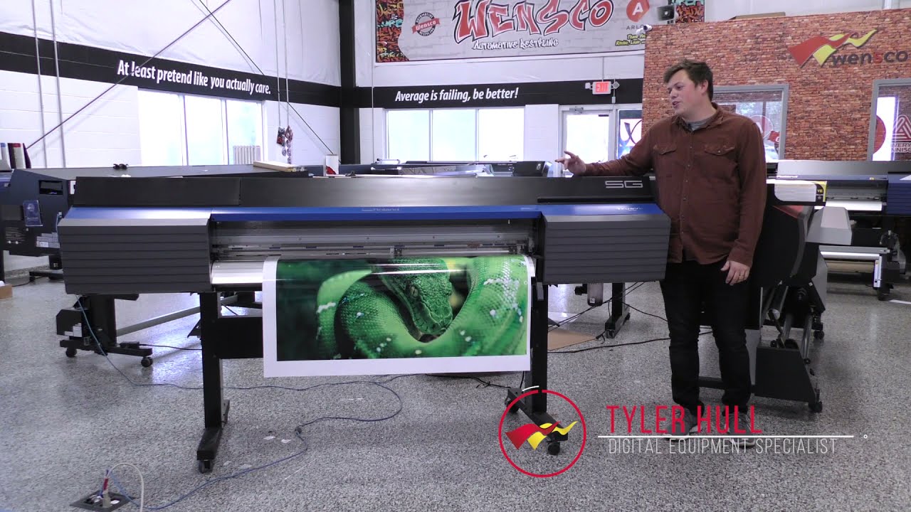 Roland DG TrueVIS SG-540 Function Menu Walkthrough