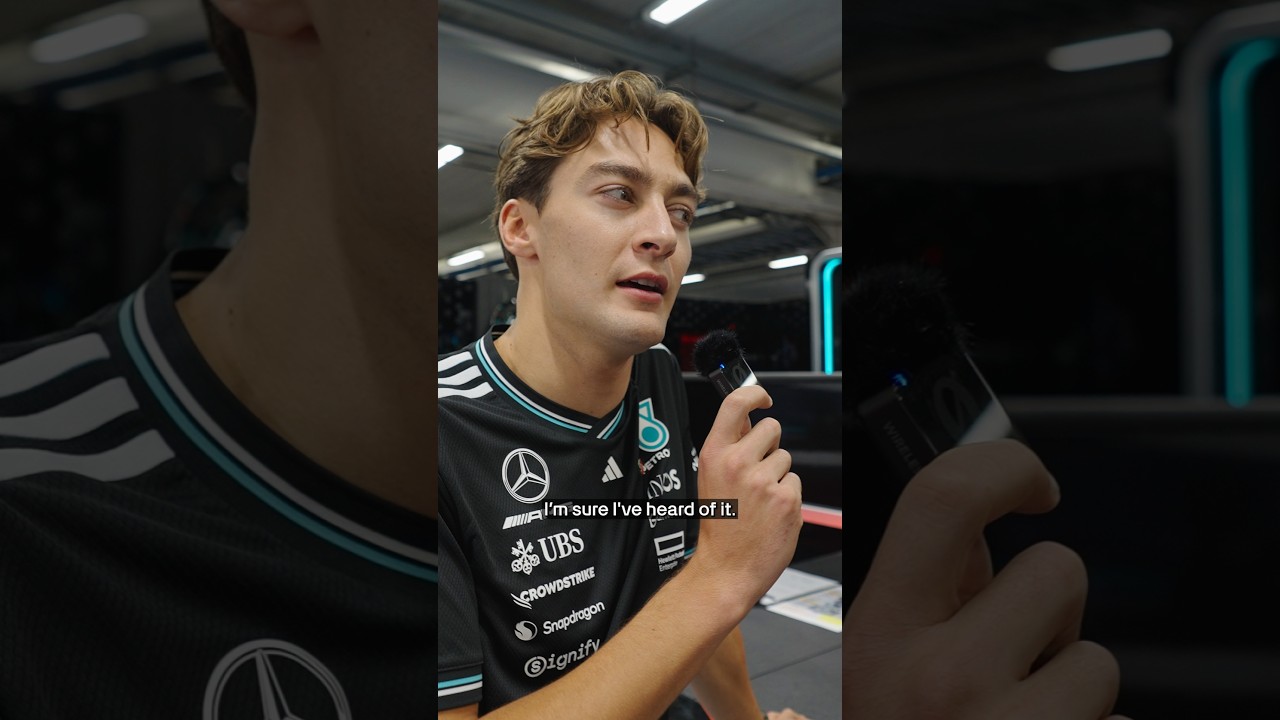 What's your fav Christmas song? 🎶🎤 #f1 #formula1 #mercedesf1
