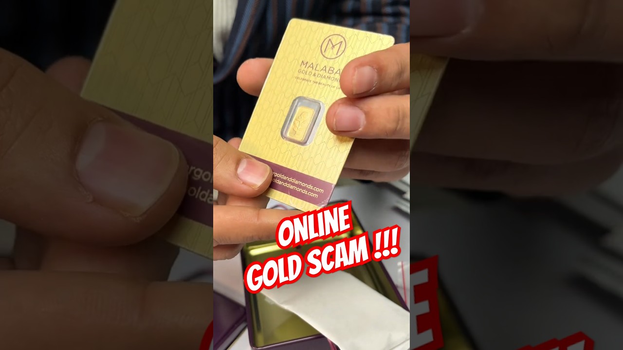 Bought ₹100000/- Gold From Amazon - Fraud ??