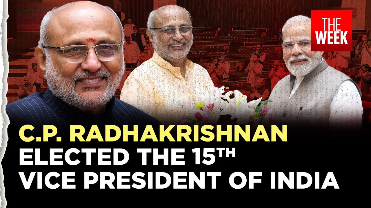 NDA candidate C.P. Radhakrishnan elected as India's 15th Vice President | VP election results