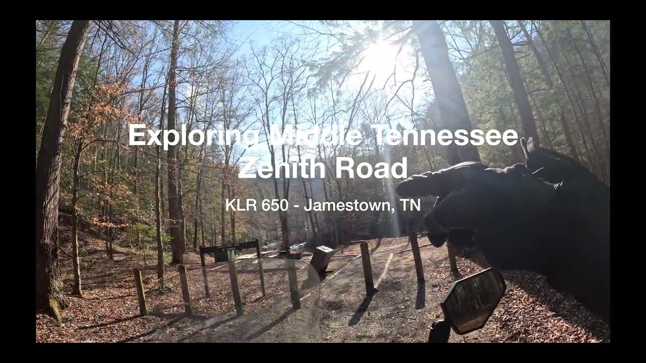 KLR 650 on Zenith Road in Jamestown, TN. #bikelife #klr650 #adventure #kawasaki #kawasakiklr650