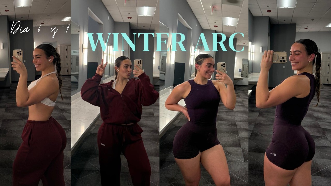 Entrenando hombros y piernas - Dia 6 y 7 Winter Arc
