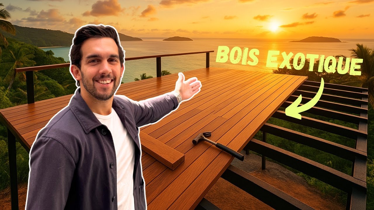 DiY : NOTRE TERRASSE SUR PLOTS EN BOIS EXOTIQUE