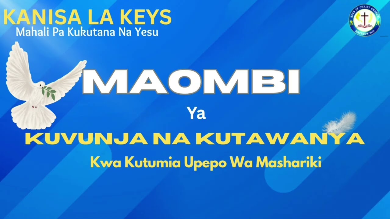 MAOMBI@ keysofchristchurch
