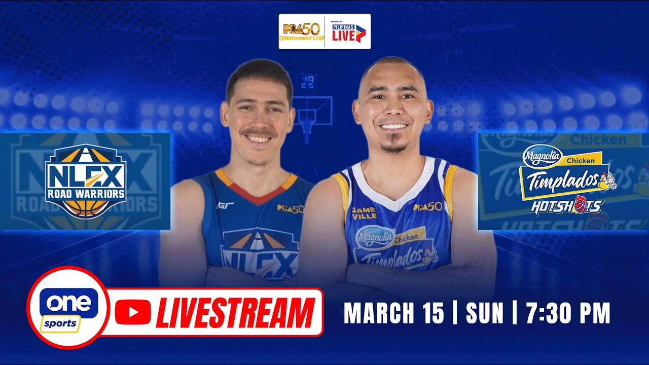 LIVE: NLEX vs MAGNOLIA | PBA 50 COMMISSIONER’S CUP | MARCH 15, 2026