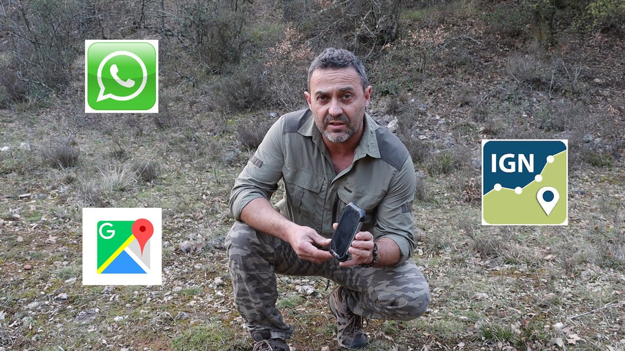 Ubicación con Watshap y orientación con IGN