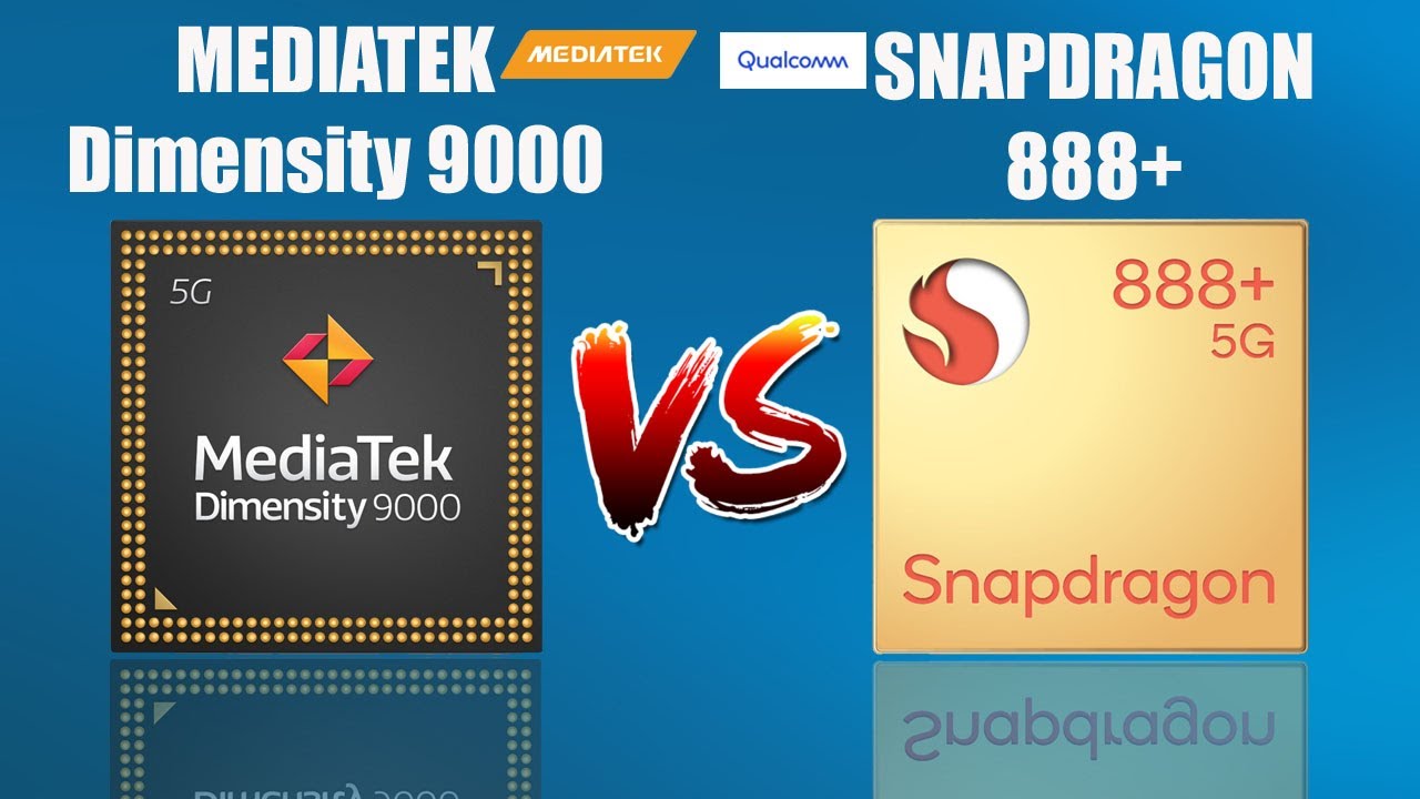 MediaTek Dimensity 9000 vs Snapdragon 888+ Chipset Comparison