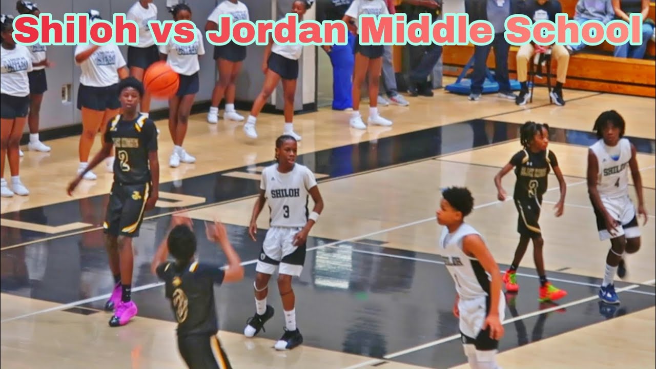 Shiloh vs Jordan Middle School Basketball! 