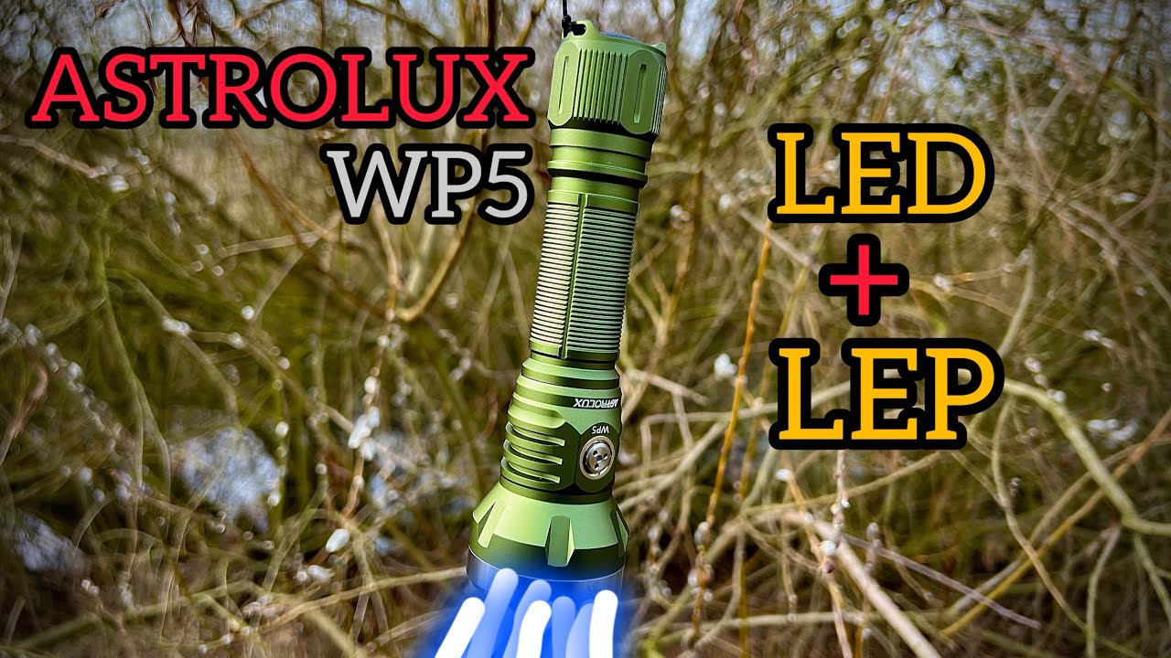 Latarki przyszłości🔦Astrolux WP5👽LED+LEP🔦(Plus Nlightd L3)