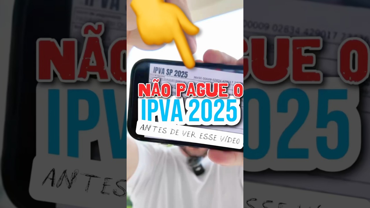 Ipva 2025 com desconto de at&eacute; 15% de desconto para bom condutor. #dicatopdmais #ipva2025