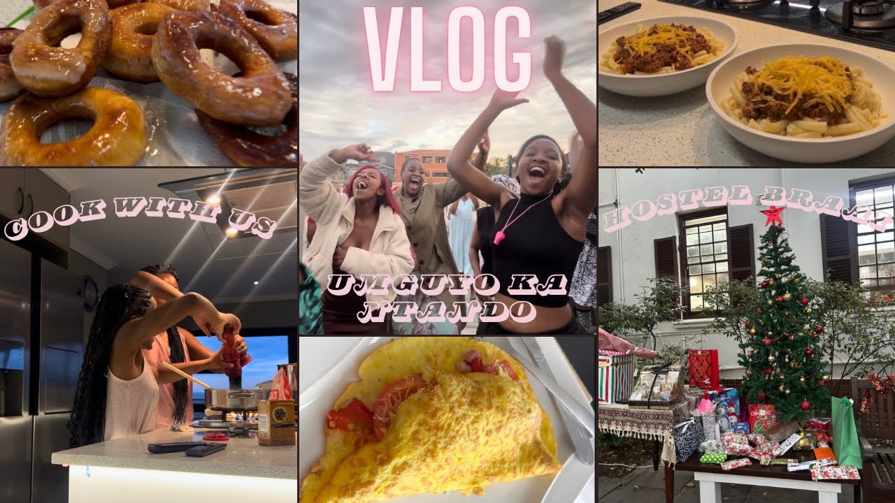 Spend the holidays with me EP 2: Cooking, umguyo kaNtando, hostel year-end braai