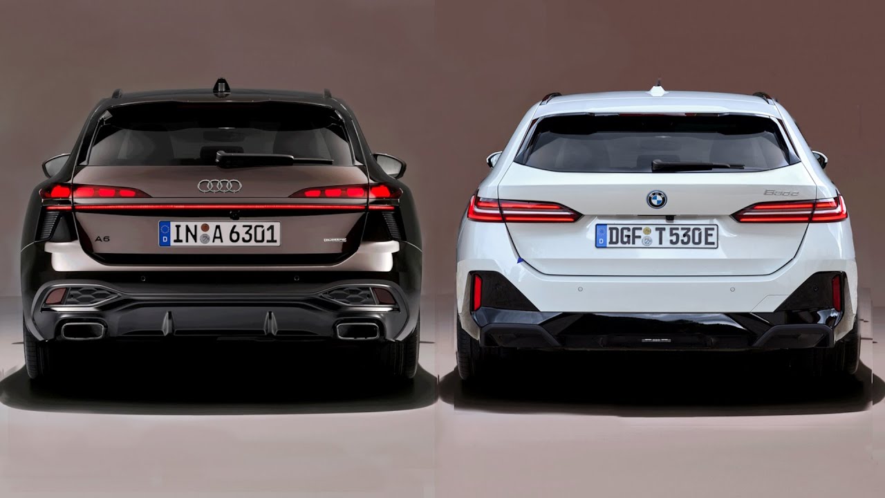 2026 Audi A6 Avant vs BMW 5 Series Touring 🔥 Design Comparison