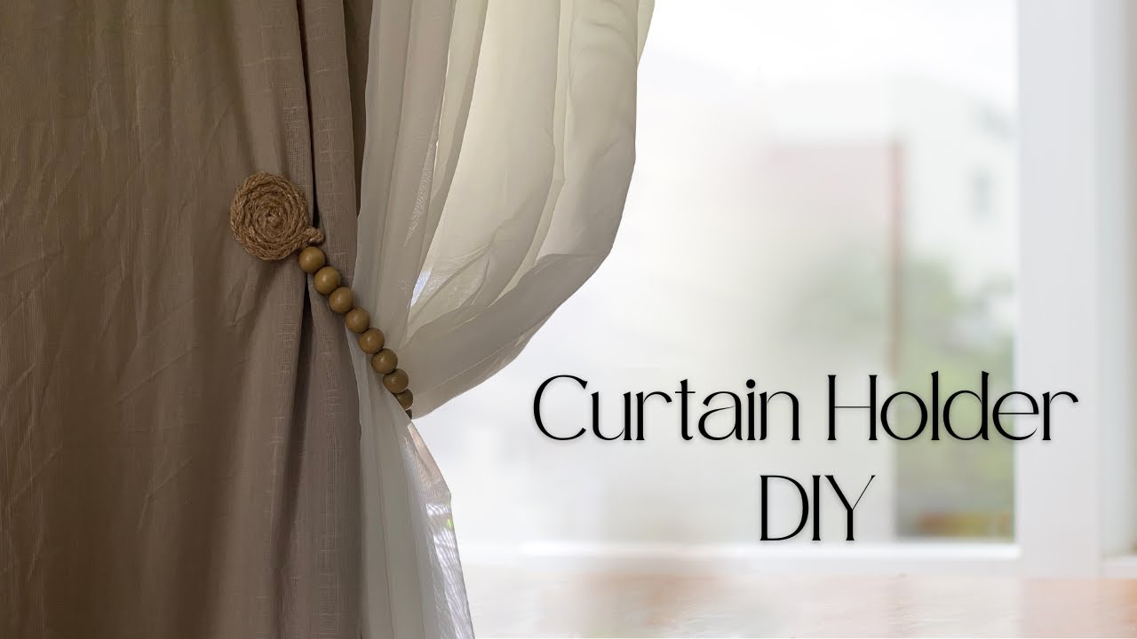 ❤️ BOHO Curtain Holder DIY  | Beautiful Home Stuff | How To Make Tie Back For Curtains | Home Decor