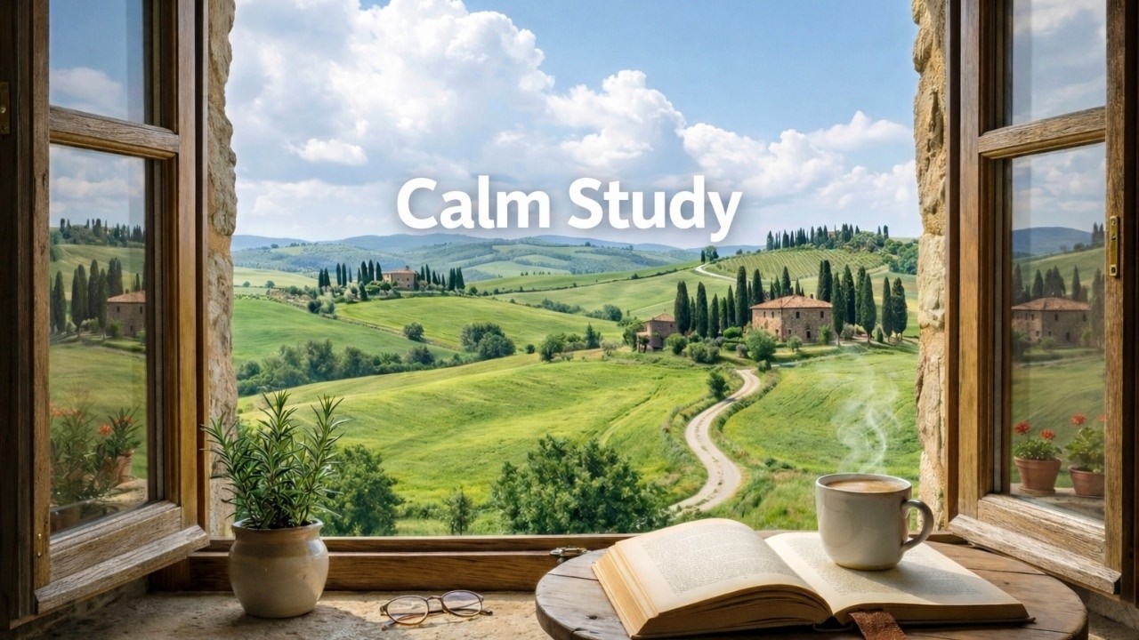 Cozy Lo-Fi Study Music ☕ Calm Beats for Long Study Sessions