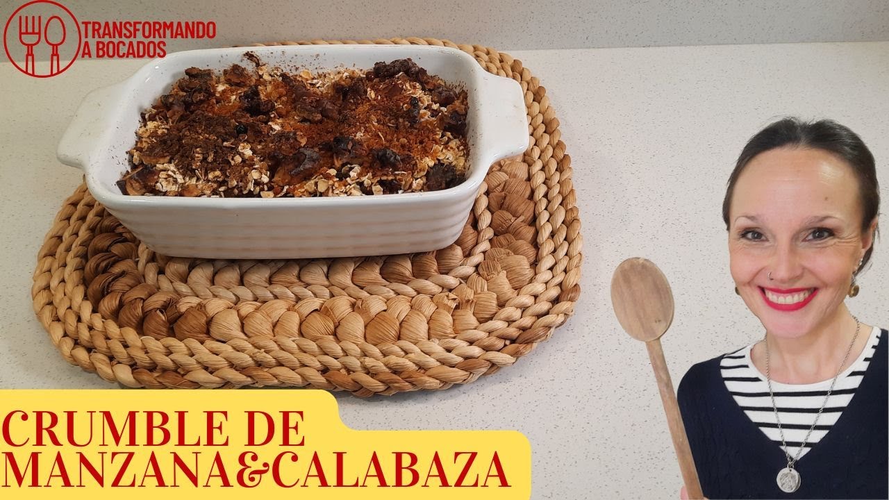CRUMBLE DE MANZANA Y CALABAZA | Postre, Desayuno o Merienda | www.lifeissimpleocasi.com