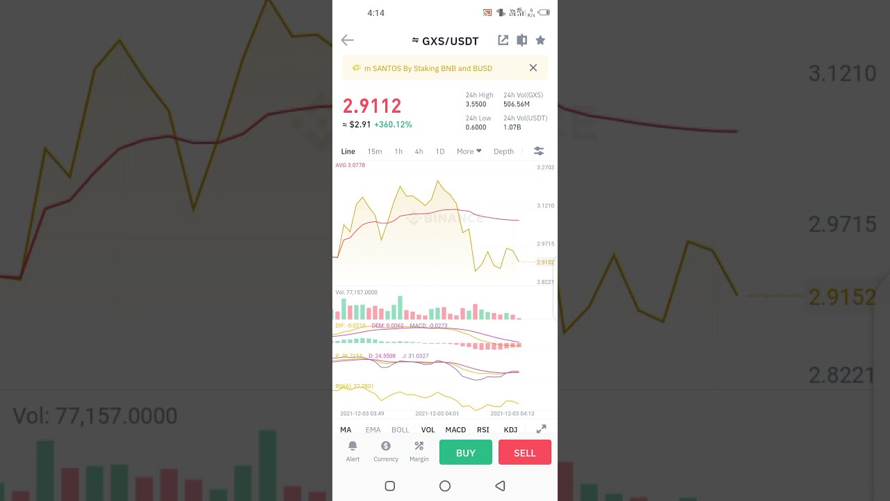 Gxs coin live pumping 😍