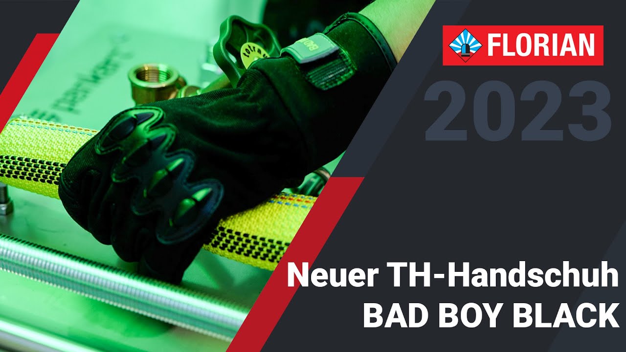Schwarzer TH-Handschuh: der BAD BOY BLACK von Penkert