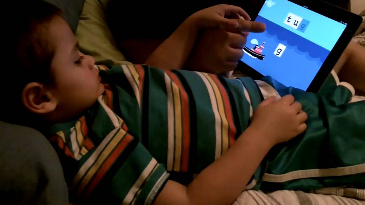 Ethan and his iPad