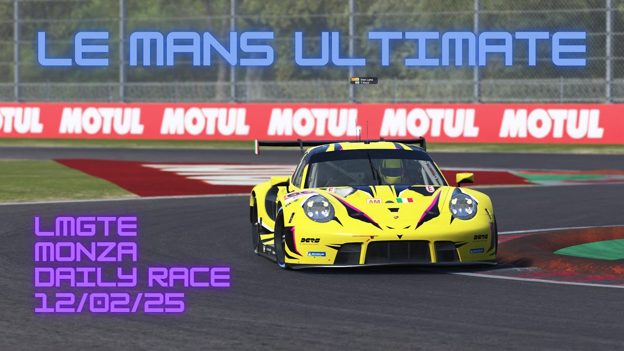 Le Mans Ultimate - Daily Race - LMGTE at Monza