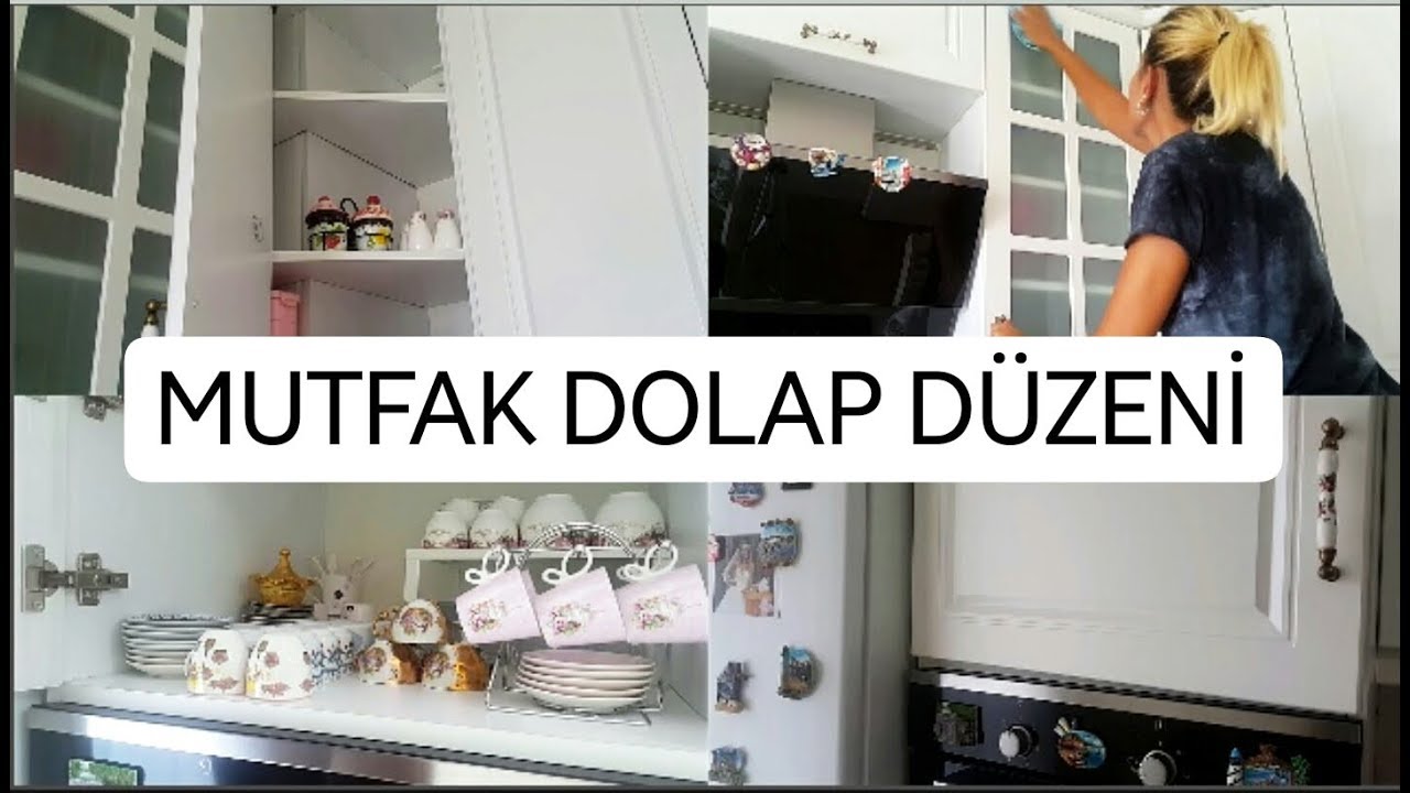 MUTFAK DOLAP DÜZENİ🏡 DüzenFikirleri💕TEMİZLİK💕