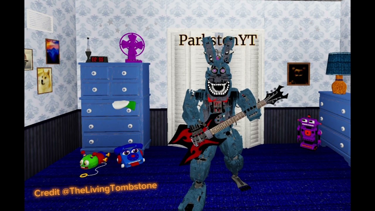 All fnaf characters 1-6 (with bg music)