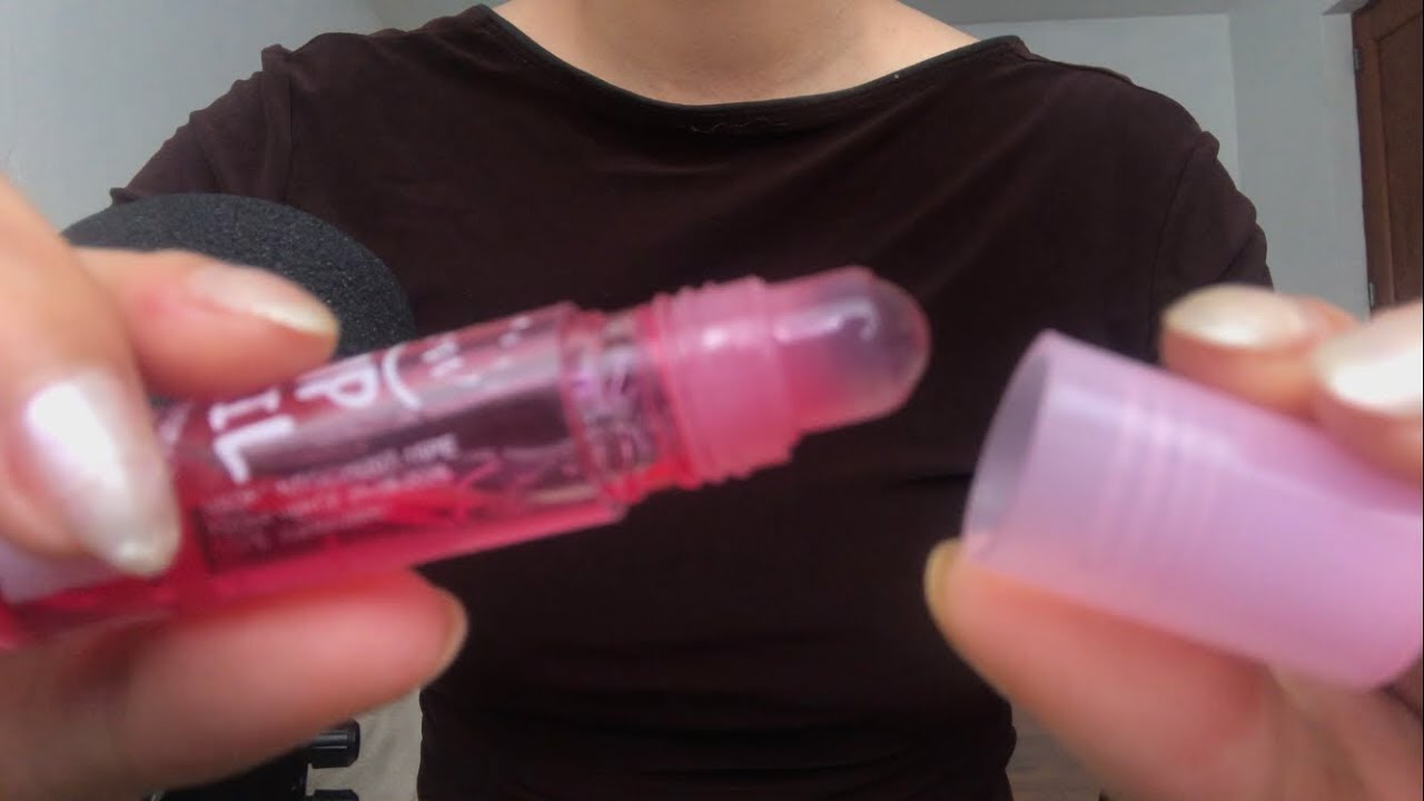 asmr lipgloss and lipstick application COMPILATION 