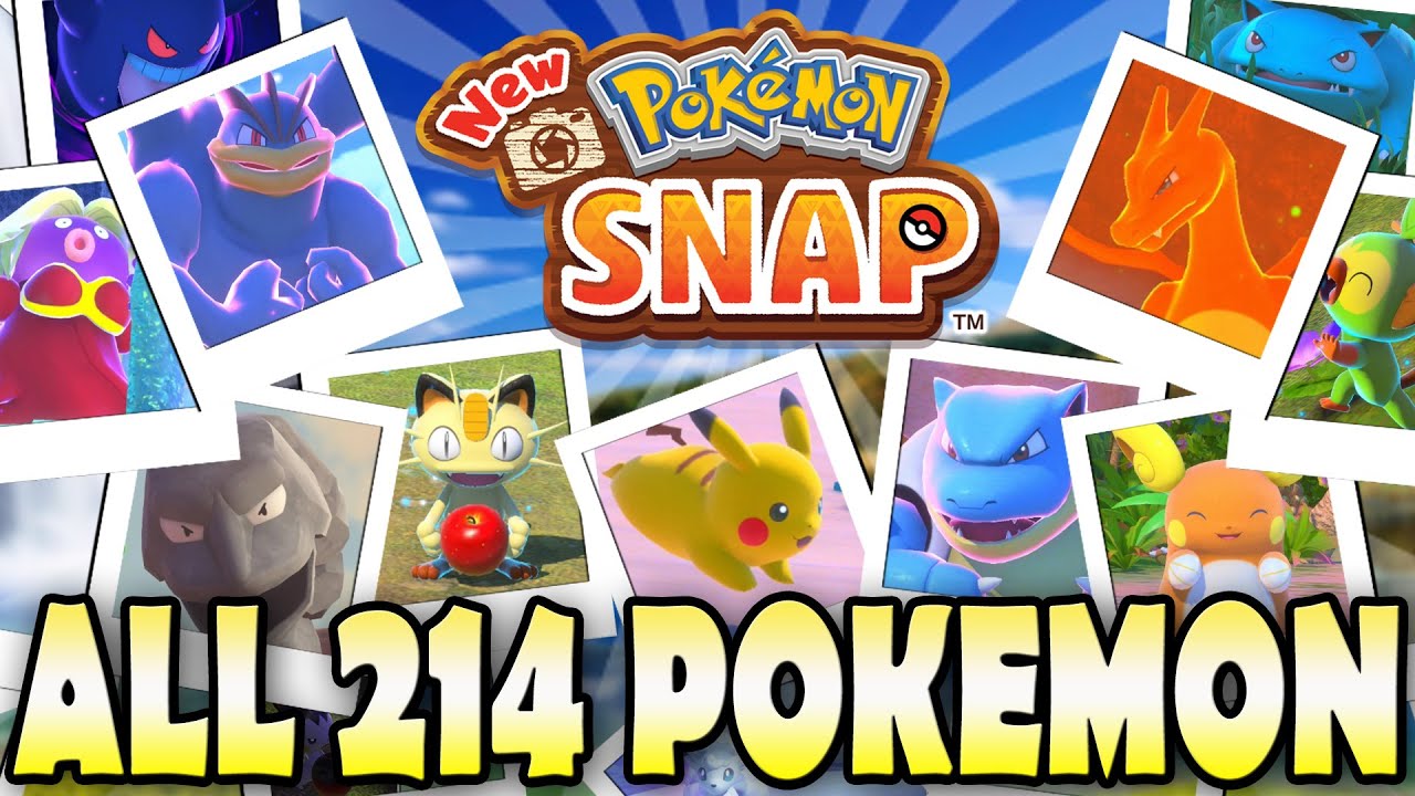 📸 All 214 Pokemon in New Pokemon Snap & Where To Find Them!