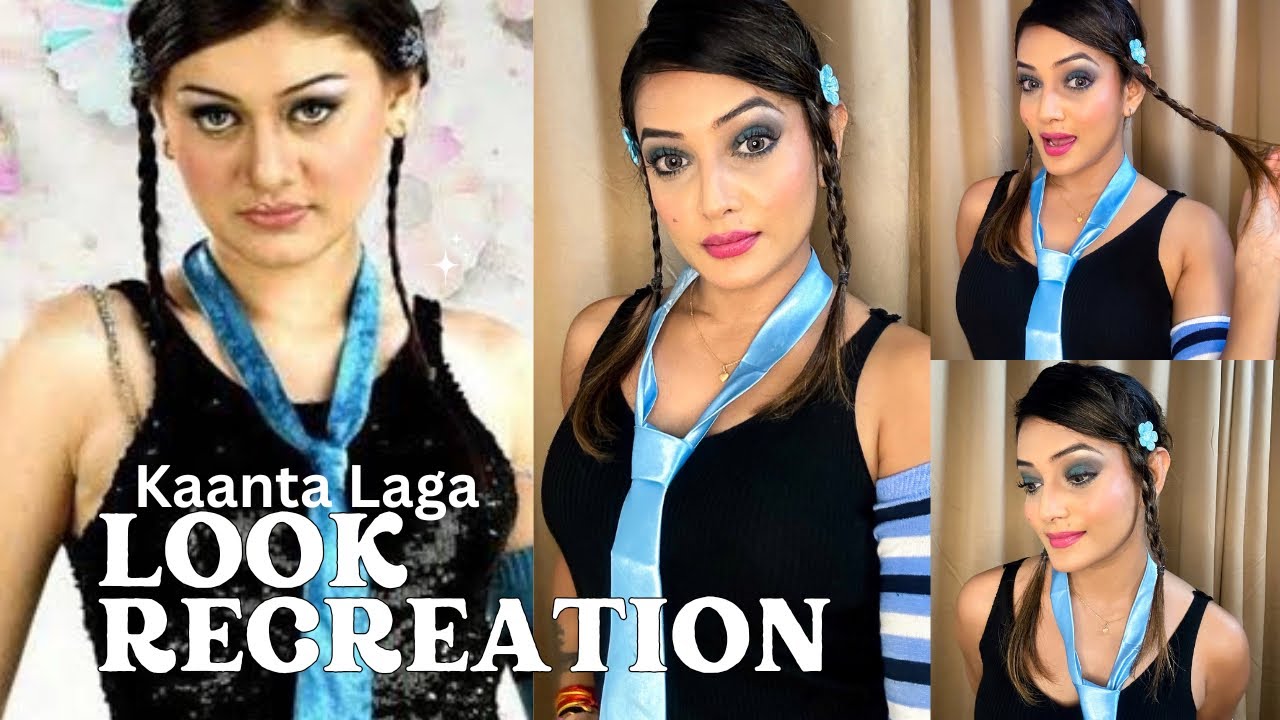 Kaanta Laga Look Recreation | Blue Smokey Eye Look | Vlog 37
