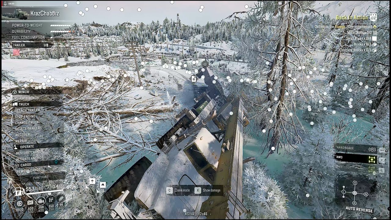 SnowRunner Amur Region Ep.20 Phase 4 PTS (Fighting my way to the Chernokamensk Gateway!!!)