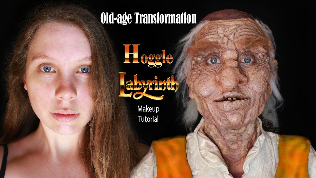Grandpa Glam - Old-age makeup transformation - Hoggle Labyrinth Makeup tutorial